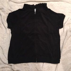 Old navy short sleeve terry hoodie. Zip front